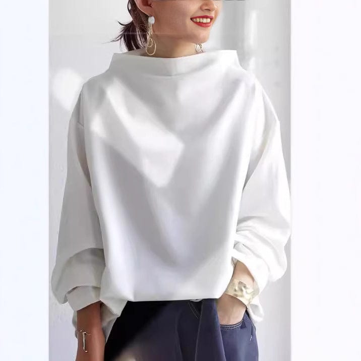 Bożena™ | Sweter z Wysokim Kołnierzem