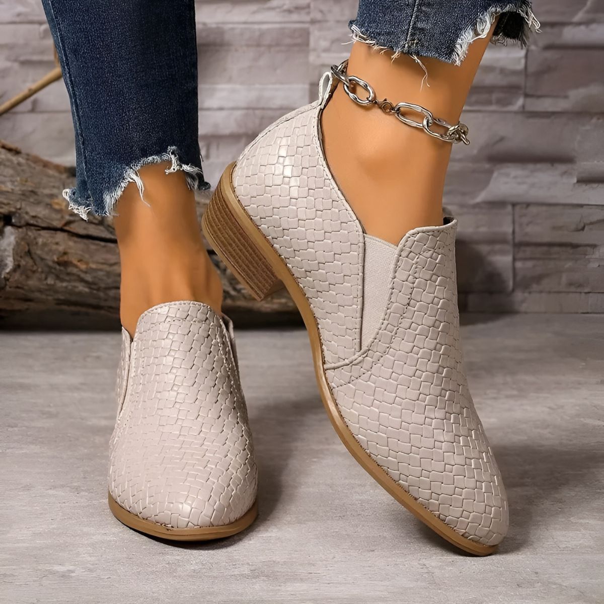 Anastazja™ | Buty Oxford ze Skóry Wegańskiej
