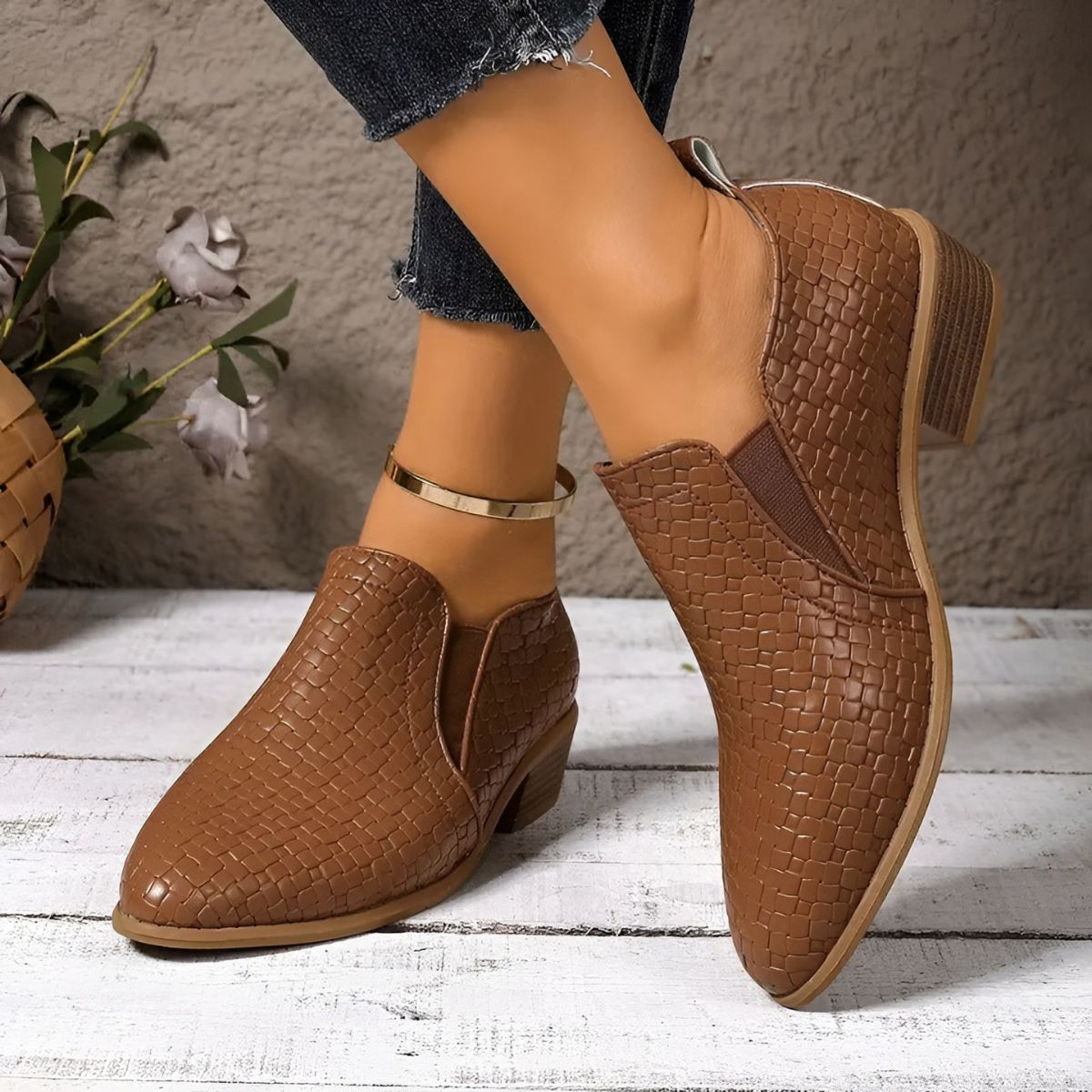 Anastazja™ | Buty Oxford ze Skóry Wegańskiej