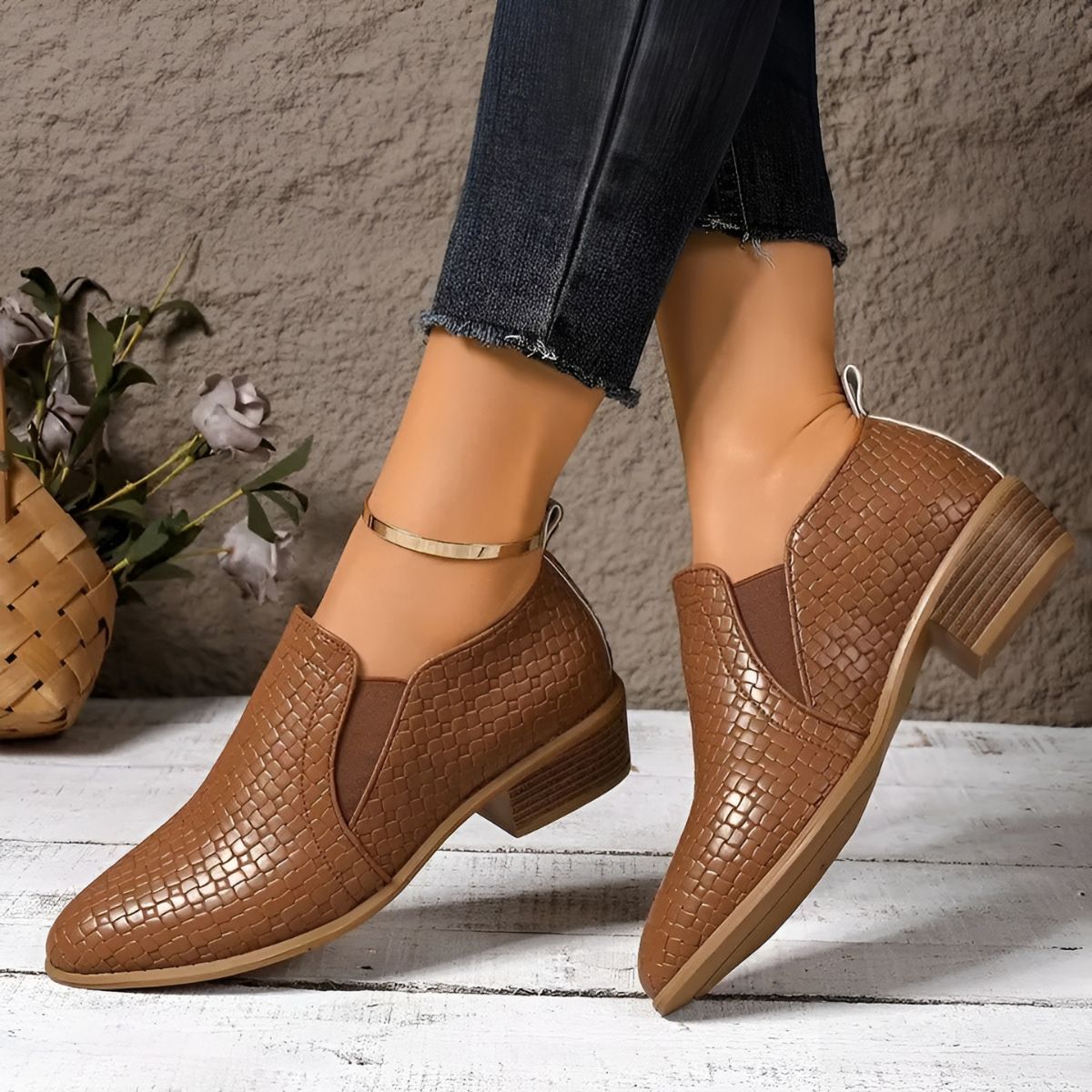 Anastazja™ | Buty Oxford ze Skóry Wegańskiej
