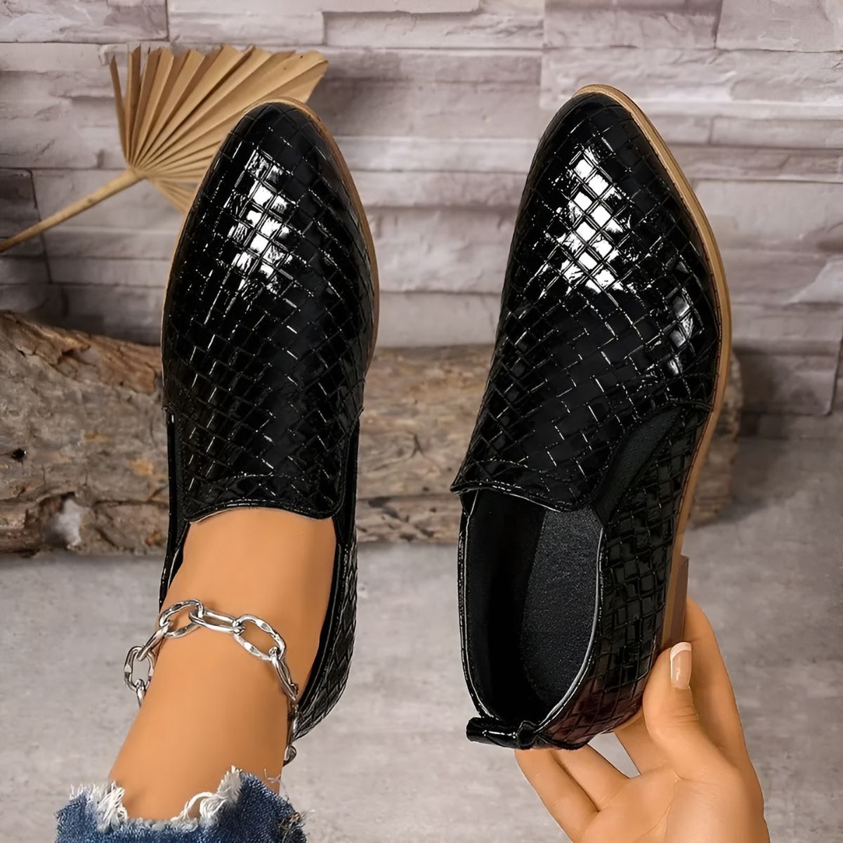 Anastazja™ | Buty Oxford ze Skóry Wegańskiej