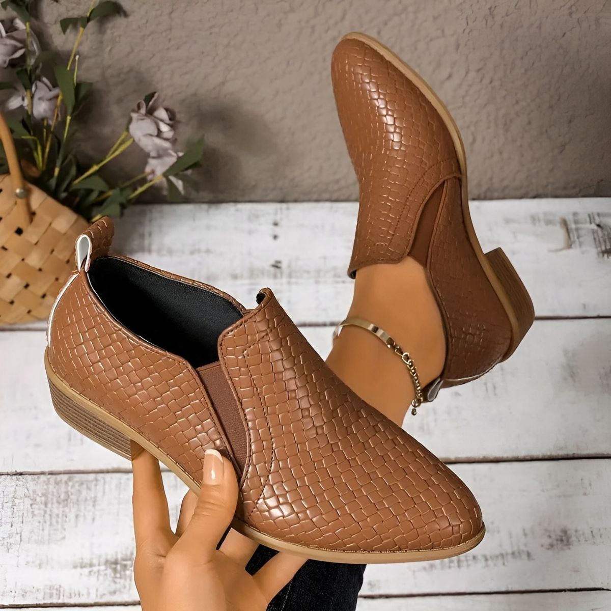 Anastazja™ | Buty Oxford ze Skóry Wegańskiej