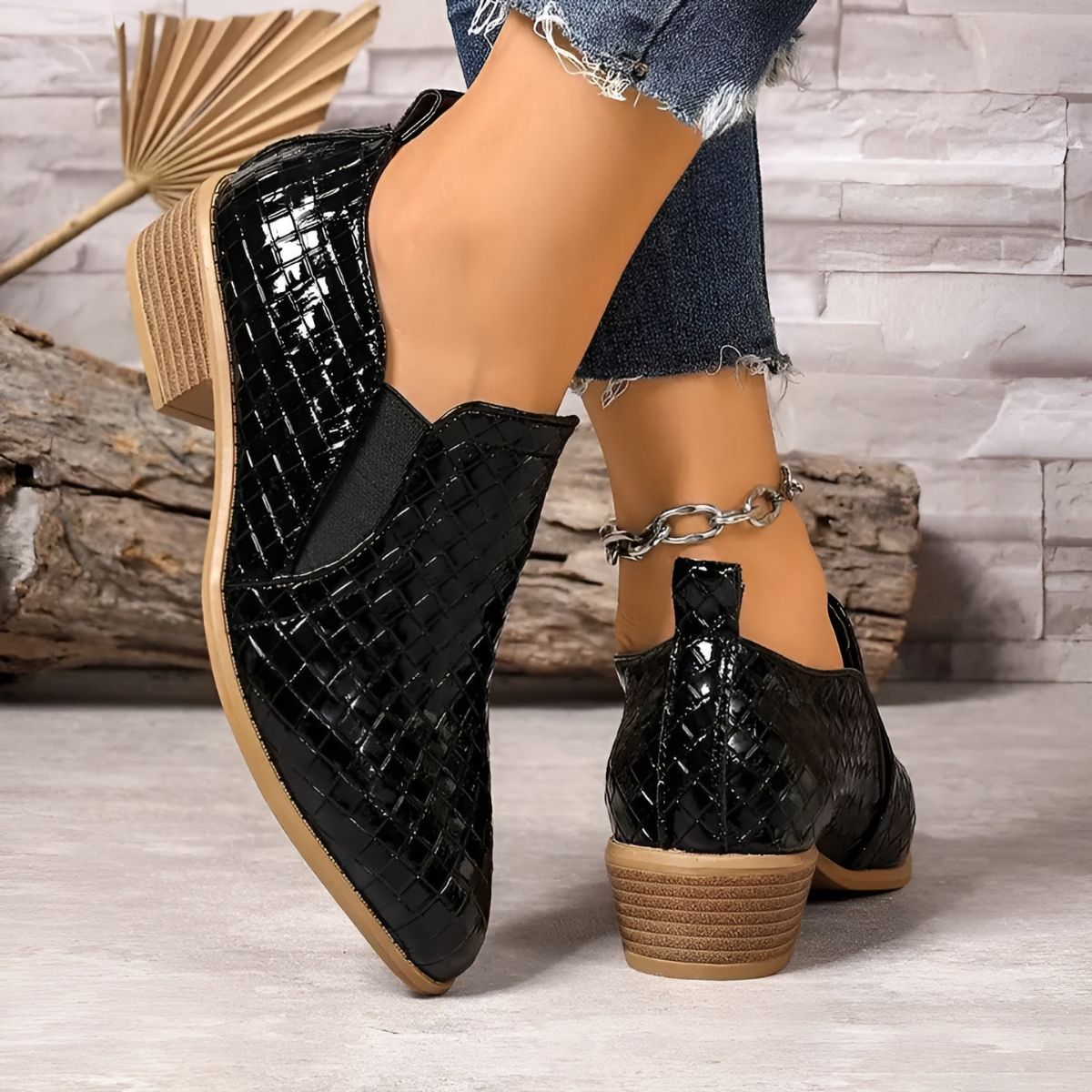 Anastazja™ | Buty Oxford ze Skóry Wegańskiej