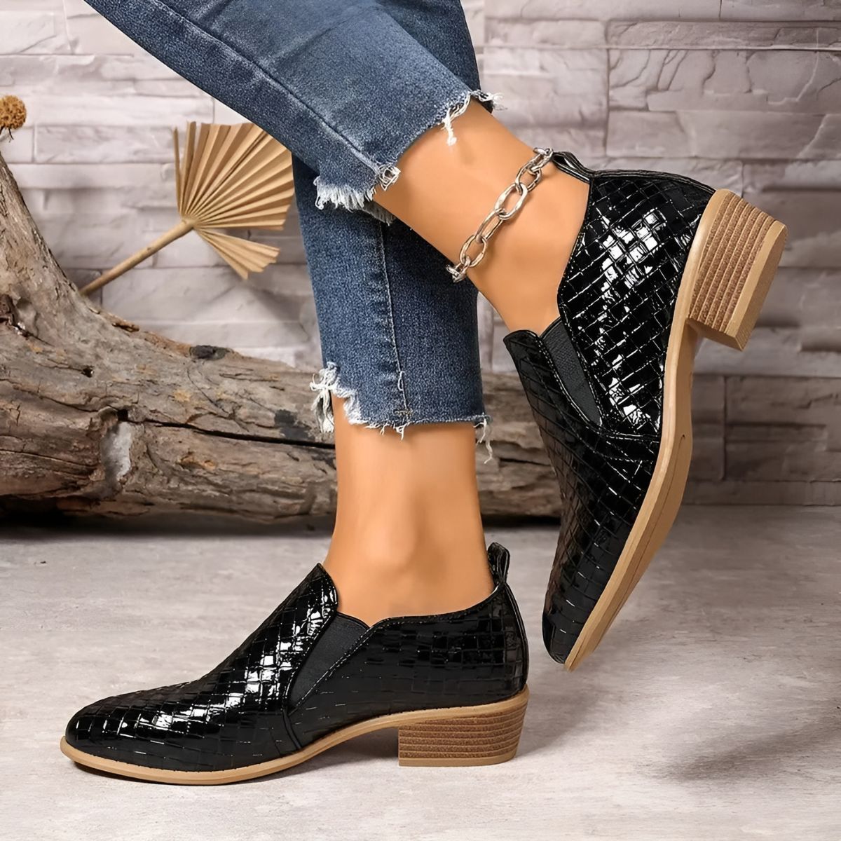 Anastazja™ | Buty Oxford ze Skóry Wegańskiej