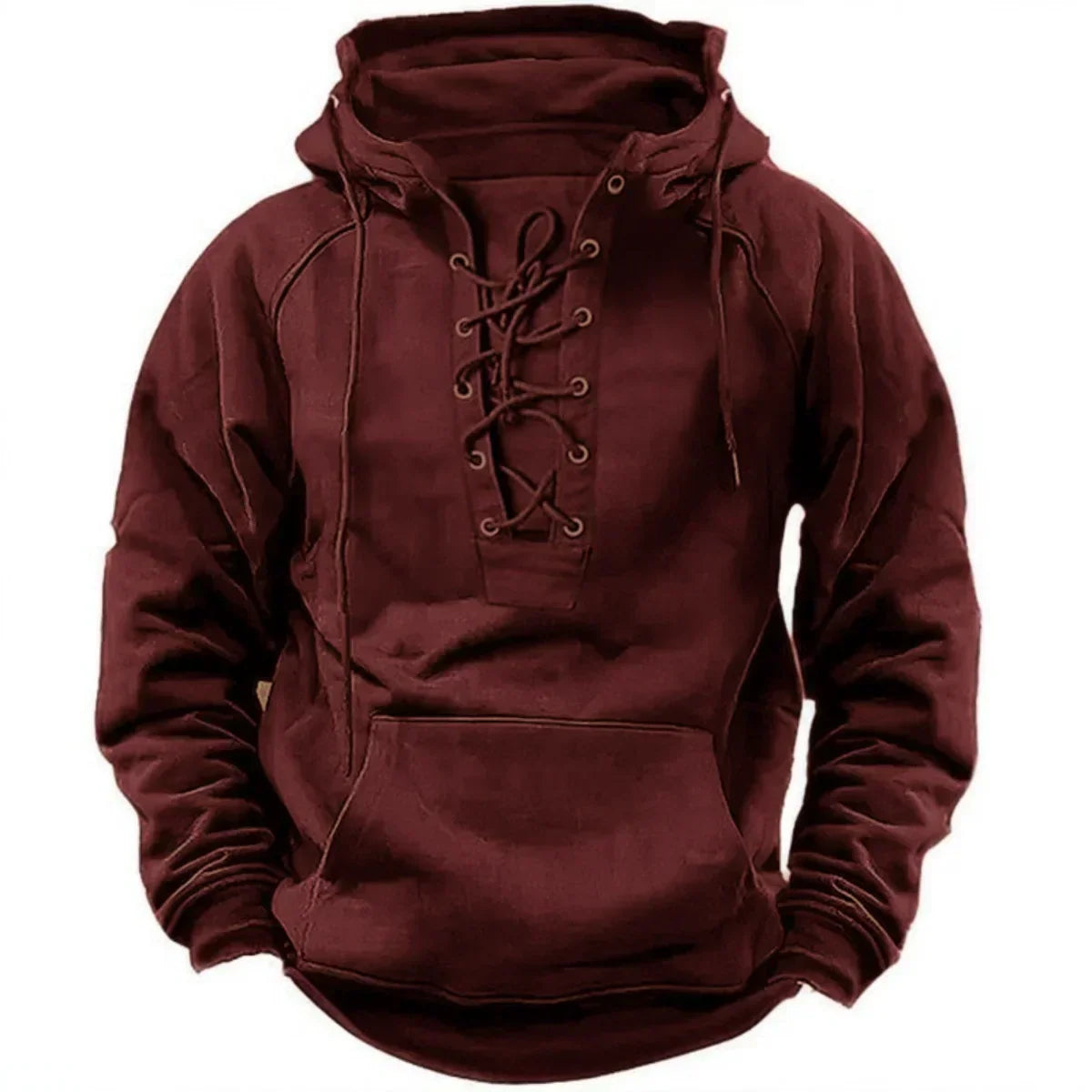 Nordwear™ | Gruby Bluza z Kapturem Retro