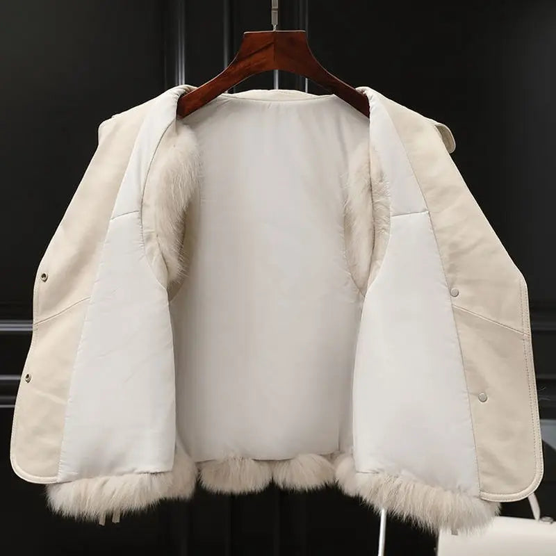 Witkaé™ | Elegancka kamizelka skórzana