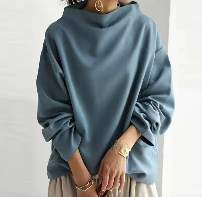 Bożena™ | Sweter z Wysokim Kołnierzem