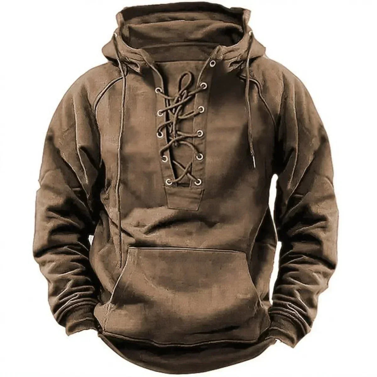 Nordwear™ | Gruby Bluza z Kapturem Retro