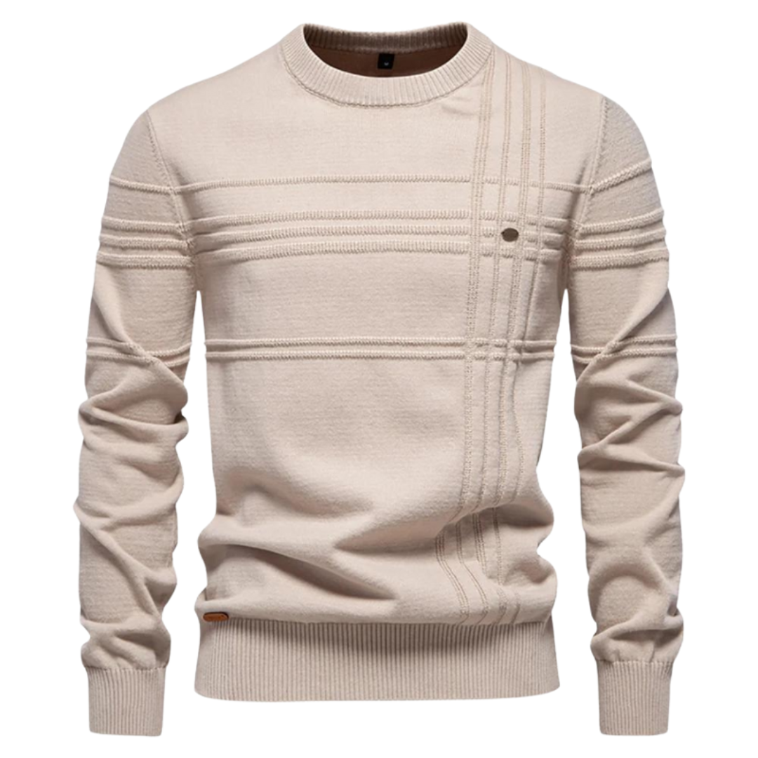 Ryszard™ | Męski Sweter w Elegancką Kratę